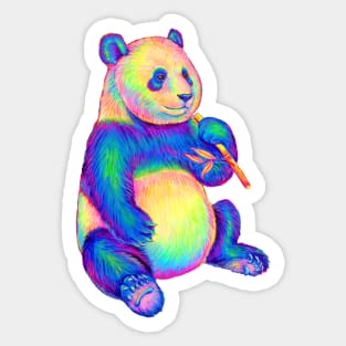 Psychedelic Panda Sticker